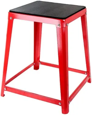 Plyometric Platform Box, Plyometric Box Jump Set for Home Gym Training, Conditioning, Strength Training,30'' Red