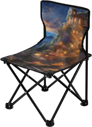 Portable Camping Folding Chairs Foldable Chair Small Garden Painting Lightweight Backpacking Outdoor Outside Fishing