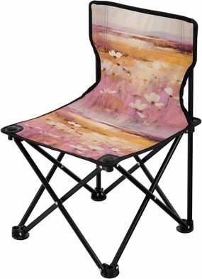 Portable Camping Folding Chairs Foldable Chair Small Galsang Flower Lightweight Backpacking Outdoor Outside Fishing