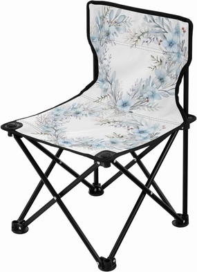 Portable Camping Folding Chairs Foldable Chair Small Heart Floral Lightweight Backpacking Outdoor Outside Fishing