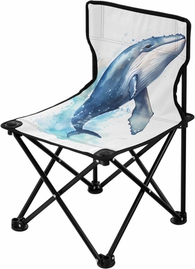 Portable Camping Folding Chairs Foldable Chair Small Whale 3 Lightweight Backpacking Outdoor Outside Fishing