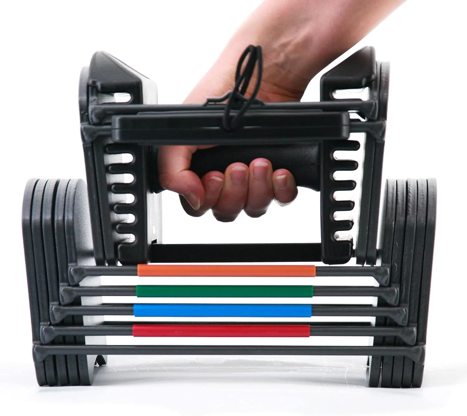 PowerBlock Sport 24 Adjustable Dumbbells, 3-24 lb. Durable Steel Build, Innovative At Home Workout Equipment, All-in-One Strength Training