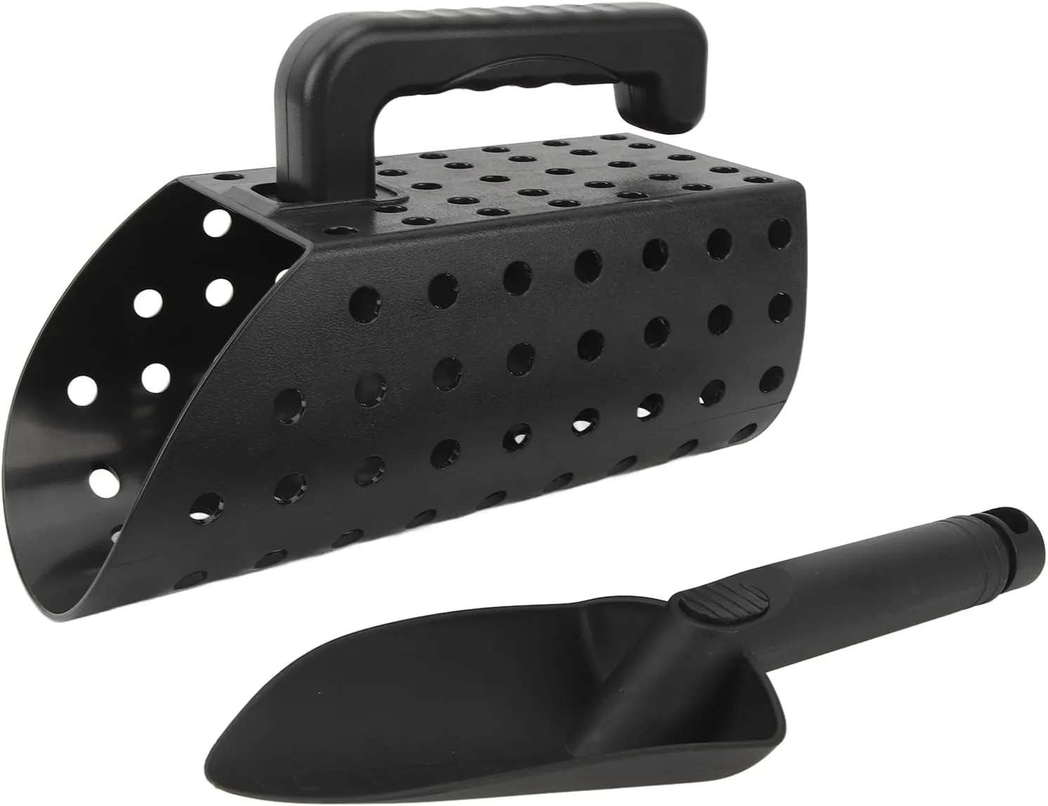 Premium Sand Scoop and Shovel Set for Metal Detecting Enthusiasts and Beach Combers - Plastic Sand Sifter Tools for mini and Adults | Ideal for Treasure Hunting and Seashell