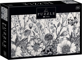 PUZ1000FLO1 Puzzle, Flowers no. 1