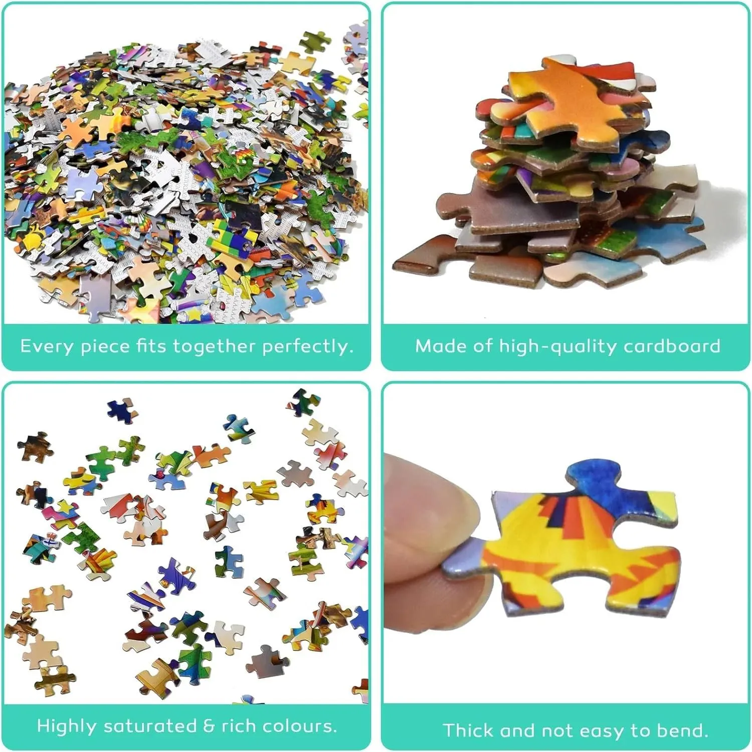 Puzzles 500 Piece Underwater Coral Reef School Fish - Relieving Games for Everyone-Perfectly for Home Decor
