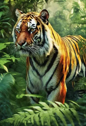 Puzzles for Adults 1000 Pieces, Impossible Hard Difficult Challenging Puzzles for Adults,Families Tigers in The Jungle Challenging Puzzle Perfect for Game Nights