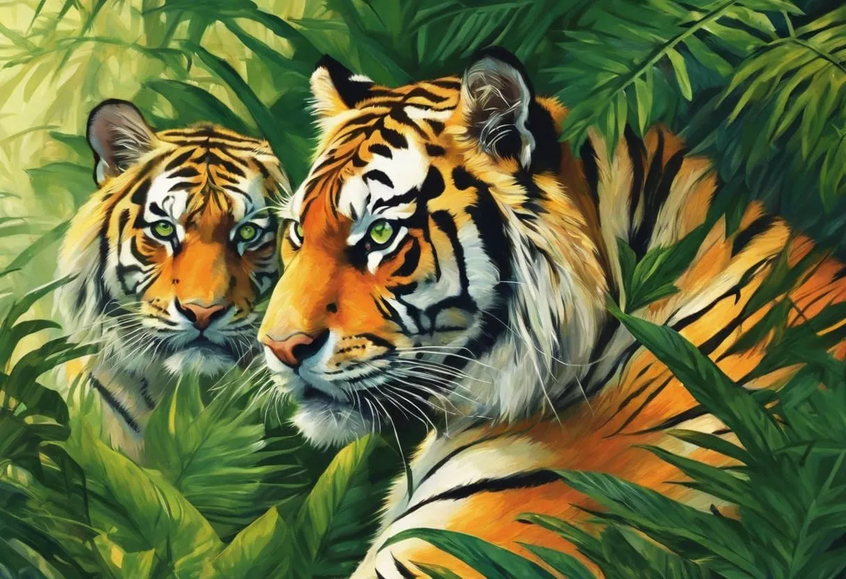 Puzzles for Adults 1000 Pieces, Impossible Hard Difficult Challenging Puzzles for Adults,Families Tigers in The Jungle Challenging Puzzle Perfect for Game Nights