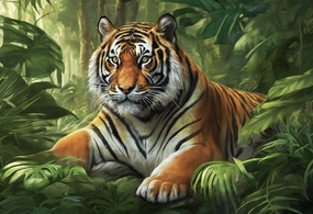 Puzzles for Adults 1000 Pieces, Impossible Hard Difficult Challenging Puzzles for Adults,Families Tigers in The Jungle Challenging Puzzle Perfect for Game Nights
