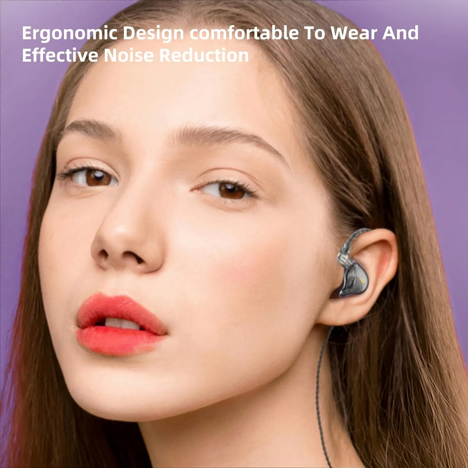 QKZ ZXT in-Ear Monitors,IEM Gaming Earbuds,HiFi Stereo Wired Headphones with Detachable Cable for Musician Singer(Grey)