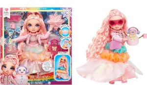 Rainbow High Winter Wonderland Bella - Pink 11” Fashion Doll with Magic Snow Hidden in Fashion That Puffs Up with Water, and Snowman Kit, Great Gift for Kids 4-12 Years Old