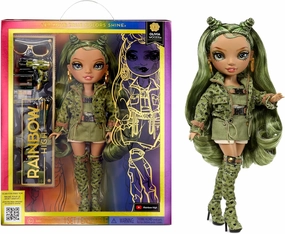Rainbow High Olivia- Camo Green Fashion Doll. Fashionable Outfit & 10  Colorful Play Accessories. Great Gift for Kids 4-12 Years Old and Collectors.