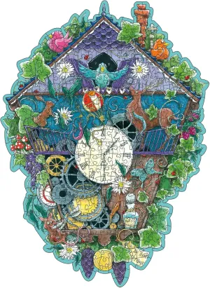 Ravensburger Cuckoo Clock Wooden Jigsaw Puzzle for Adults - Every Piece is Unique, Softclick Technology Means Pieces Fit Together Perfectly