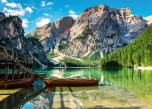 Ravensburger Pragser Wildsee, Dolomites, South Tyrol, Italy 1000 Piece Jigsaw Puzzle for Adults | Unique, Pieces | Anti-Glare Surface | FSC Certified, Eco-Friendly | Amazon Exclusive