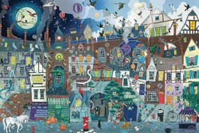 Ravensburger Fantasy Street 5000 Piece Jigsaw Puzzle for Adults | Unique, Pieces | Anti-Glare Surface | FSC Certified, Eco-Friendly | Amazon Exclusive
