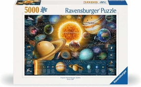 Ravensburger Space Odyssey Jigsaw Puzzle - 5000 Piece Adventure for Adults | Expert Craftsmanship | Stellar Artwork | Educational and Fun | Ideal for Family Bonding