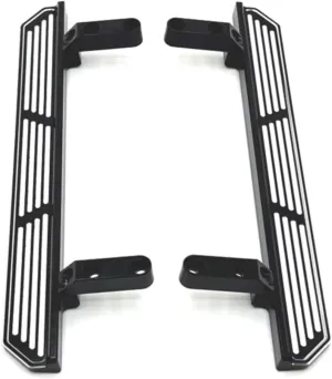 RC Car DIY Parts for WLtoys 104006 104010 104020 104026 1/10 Metal Left and Right Pedals Remote Control Crawler Car Upgrade Parts Accessories(Black)