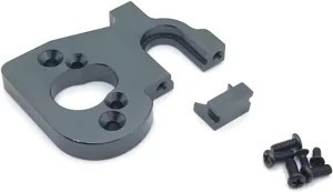 RC Car DIY Parts for Wltoys 144010 144001 144002 124016 124017 124018 124019 Metal Upgrade Modified Motor Bracket Remote Control Car Upgrade Parts Accessories(Gray)