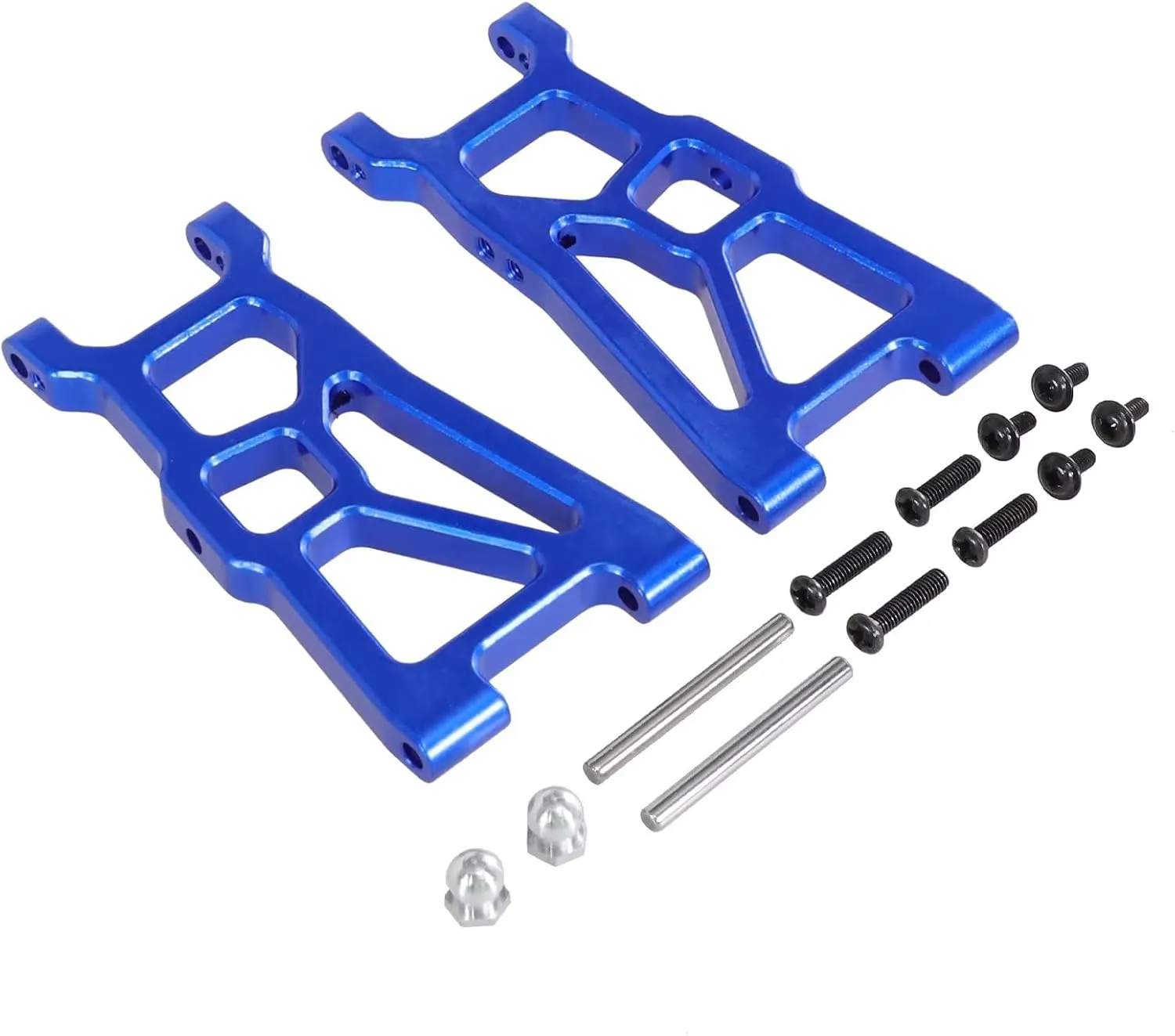 RC Car DIY Parts for ZD for Racing DBX-10 1/10 Metal Front for Swing Arm RC Remote Control Car for Desert Off-Road Vehicle Upgrade Accessories(Blue)