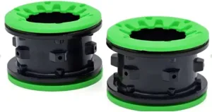 RC Car Parts Compatible with ZD for Racing 1/10 DBX-10 DBX10 RC Car Upgrade Parts Spare Accessories Wheel Rim Wheel Hub(Green)