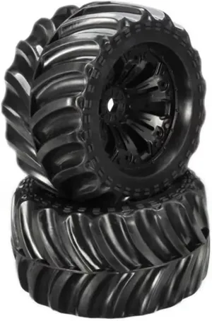Rc Car Wheel Rim Tire Compatible with JLB for Racing for Cheetah 11101 21101 for J3 1/10 RC Car Upgrade Parts Spare Accessories 140mm Tire Wheel Tyre 2pcs