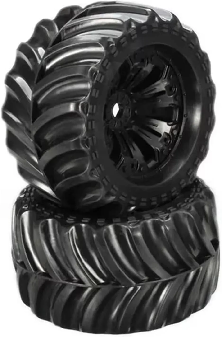 Rc Car Wheel Rim Tire Compatible with JLB for Racing for Cheetah 11101 21101 for J3 1/10 RC Car Upgrade Parts Spare Accessories 140mm Tire Wheel Tyre 2pcs