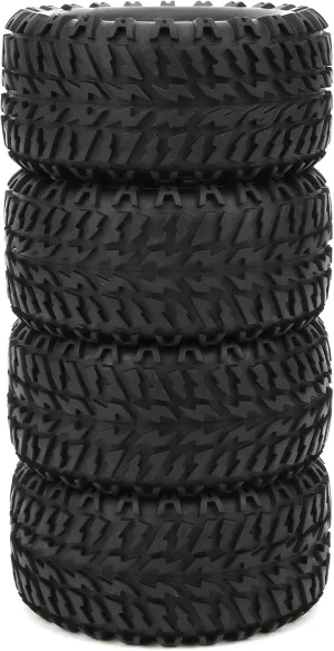 RC Tires, Practical 4Pcs RC Car Wheels for ZD Racing