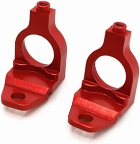 RC Car DIY Parts for Mini-Q for Racing Drift 1/28 Metal Upgrade Modified Rear Gearbox Bracket Remote Control Track Car Replacement Upgrade Parts Accessories(Red)