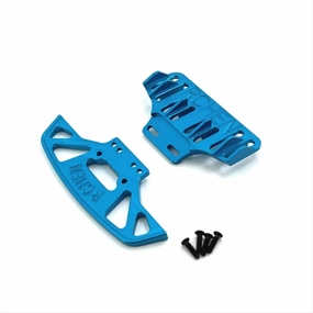 RC Car DIY Parts for WLtoys 284010 284131 K989 K979 K969 P929 P939 1/28 Metal Front and Rear Bumpers Remote Control Crawler Car Upgrade Parts(Blue)