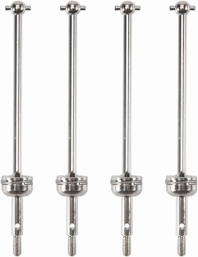 RC Drive Shaft Compatible with Wltoys 144001 1/14 RC 4WD Models Vehicle Cars Upgrade Parts 4PCS Metal Front Wheel Drive Shaft 144001-1315