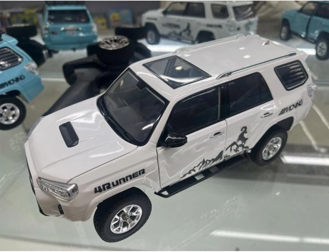 RC Off-Road Truck Model, HG-52 1/18 2.4G Electric Brushed Off-Road Climbing Car Model, Vehicle Toy Sets, Creative Car Gifts for Teens Adults, Standard Rtr Version/White, IHUY35316L376MTKKS