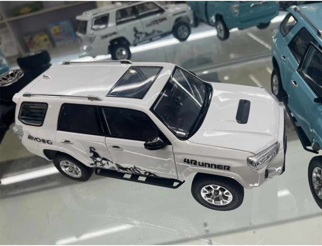 RC Off-Road Truck Model, HG-52 1/18 2.4G Electric Brushed Off-Road Climbing Car Model, Vehicle Toy Sets, Creative Car Gifts for Teens Adults, Standard Rtr Version/White, IHUY35316L376MTKKS