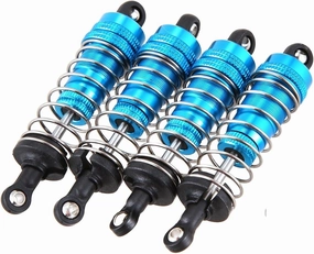 RC Shocks Damper Compatible with WLtoys 144001 4WD 4Pcs Metal Shock Absorber Damper Replacement Accessory 1/14 RC Drift for Racing Car Parts