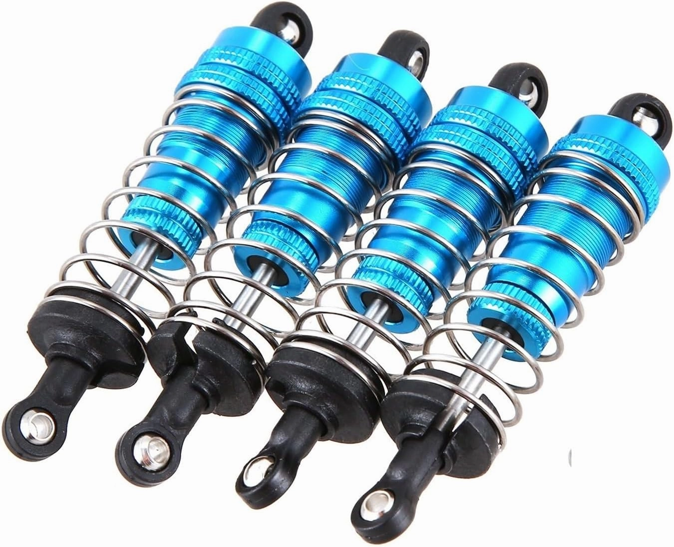 RC Shocks Damper Compatible with WLtoys 144001 4WD 4Pcs Metal Shock Absorber Damper Replacement Accessory 1/14 RC Drift for Racing Car Parts