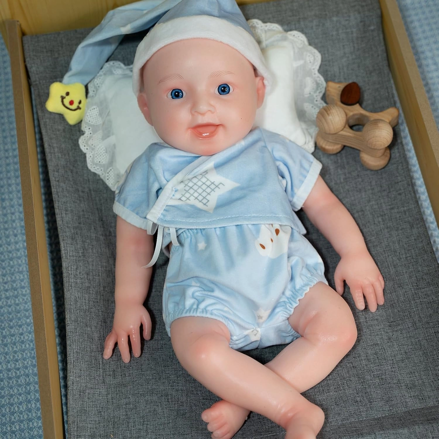 Realistic Silicone Reborn Baby Dolls - 18 Inch Full Silicone Baby Doll Girl, Christmas and Birthday Gifts for Girls 3 