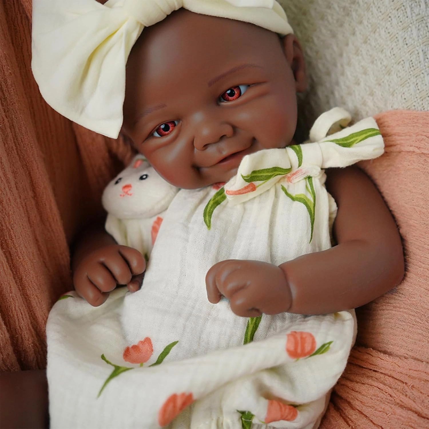 Reborn Baby Dolls That Lifelike -16.5 inch Full Body Silicone Sleeping Baby Girl Handmade Face Realistic Body Details for Children Gift
