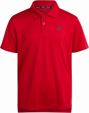 Reebok Boys Polo Shirt - Performance Golf Polo with Moisture Wicking Fabric, Short Sleeve Boys Golf Shirts (Sizes: 8-20)