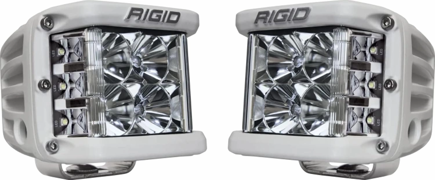 Rigid Industries - D-SS - Flood - Set of 2 - White Housing (862113)