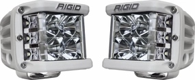 Rigid Industries - D-SS - Flood - Set of 2 - White Housing (862113)