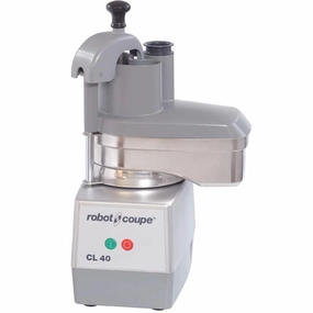 Robot Coupe CL40 Single-Speed Cutter Mixer Continuous Feed Commercial Food Processor with Side Discharge, 120v