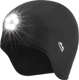 ROCKBROS Skull Cap Helmet Liner Winter Thermal Cycling Caps for Men Women Running Beanies Hat with Glasses Holes