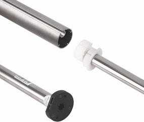 Roller Shade Motor Conversion Kit for Coolaroo Roller Shades – Compatible 28mm Tube, 4lb Lift, Automatic Remote Control, DIY Installation for 6-12ft Shade Screens