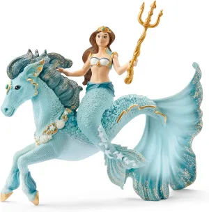Schleich bayala, Mermaid and Unicorn Toys for Girls and Boys, Mermaid Eyela Figure with Underwater Unicorn Toy, Ages 5 