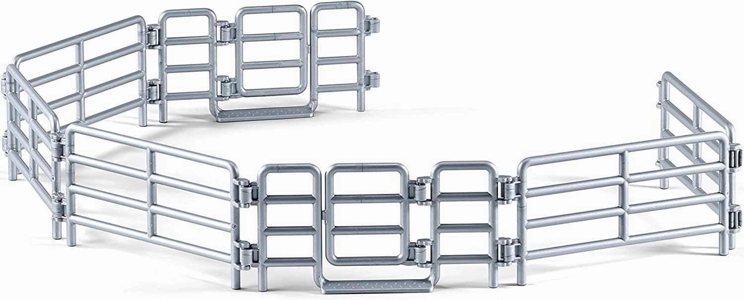 Schleich Farm World, Farm Toy Accessory for Boys and Girls Ages 3-8, Corral Fence with Gate
