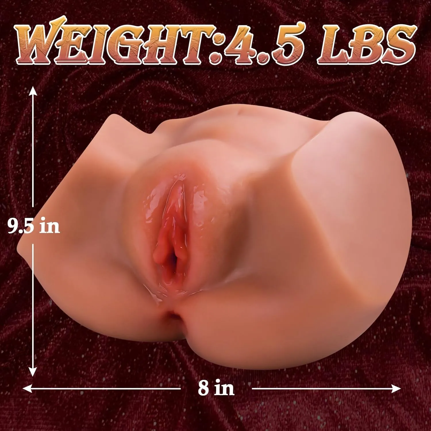 Sex Doll for Men with Fake Pussy, Male Sex Toy with Realistic Pussy Anal, Realistic Male Masturbator with 3D Tight Vagina Channel, Lifelike Body Love Dolls Pocket Pussy for Masturbation