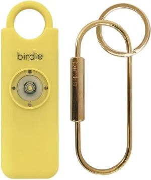 She’s Birdie–The Original Personal Safety Alarm for Women by Women–Loud Siren, Strobe Light and Key Chain in a Variety of Colors (Lemon)