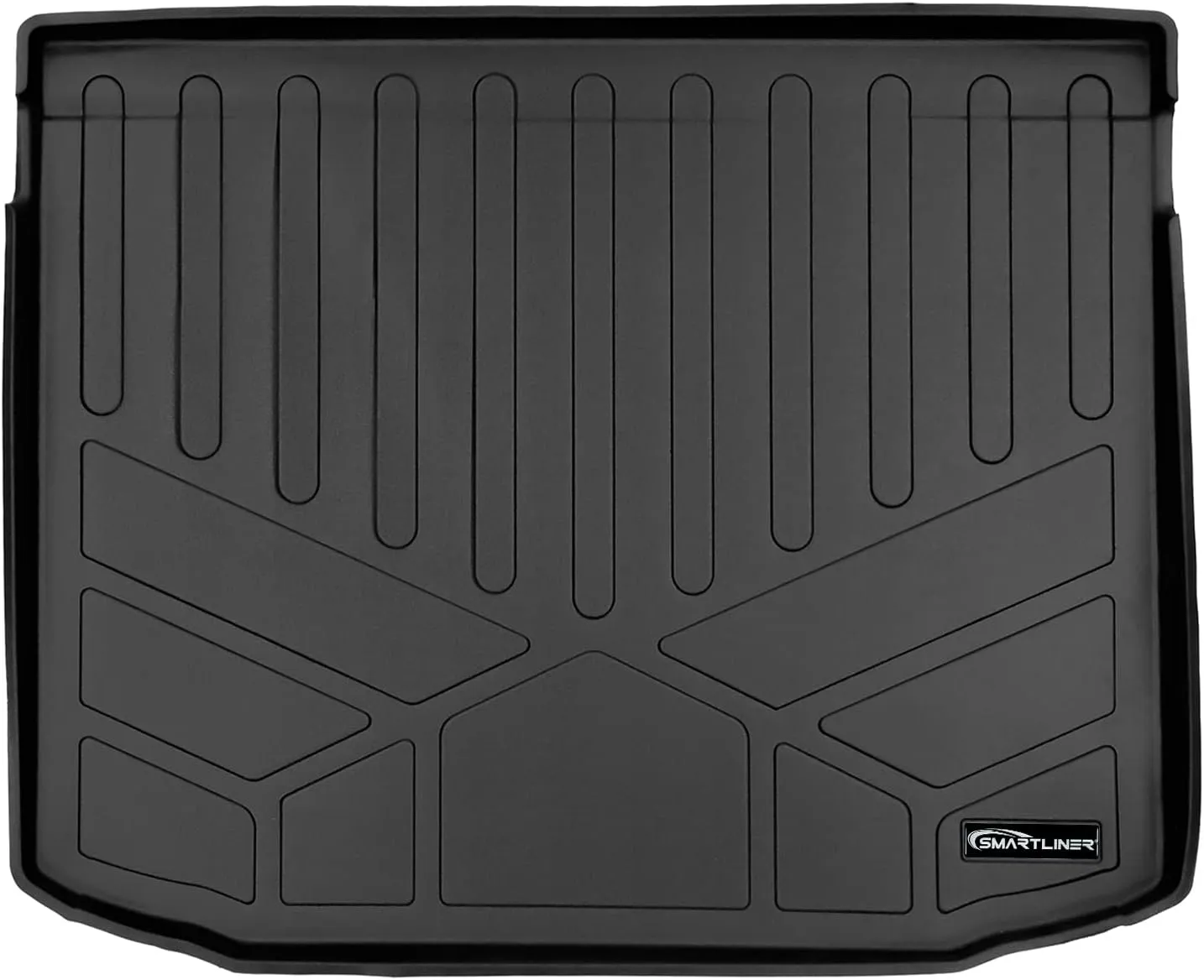 SMARTLINER All Weather Custom Fit Cargo Liner Behind The 2nd Row Compatible with 2011-2023 Mitsubishi Outlander Sport