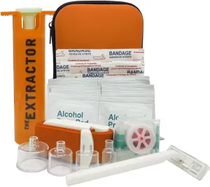 Snake Bite Kit for Humans,Rattlesnake Bite Kit,Bee Sting Kit, Venom Snake Bite Kit for Dogs,Venom Extractor Kit,Venom Extractor Suction Pump, Bite and Sting First Aid for Hiking,Camping