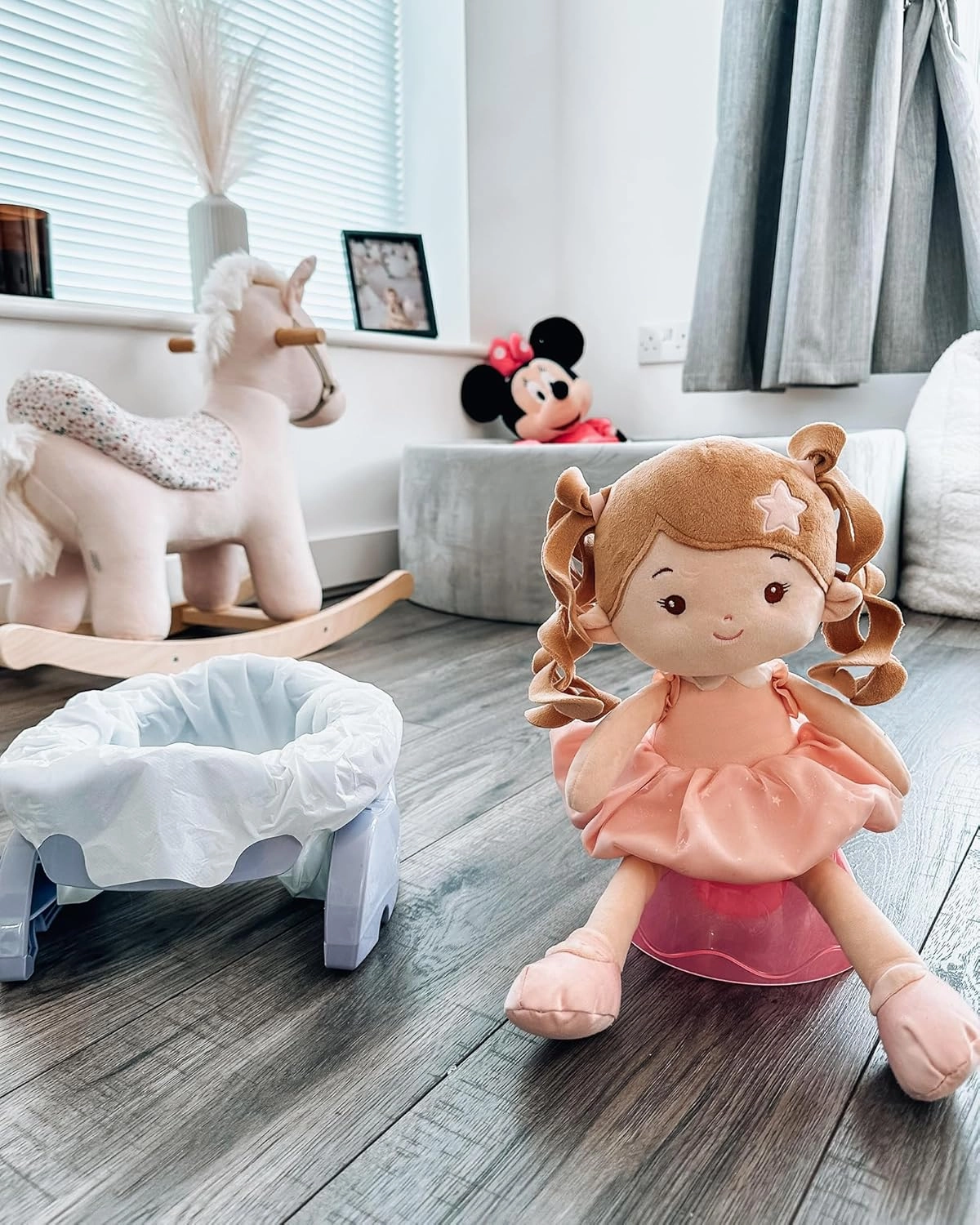 Soft Baby Doll Toys (16''), My First Baby Rag Doll for 1 Year-Old Girl Birthday Gift, Christmas Plush Toys Gift for Toddler Kids Infants -Starlet Pink
