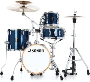 Sonor AQX Micro 4-piece Shell Pack - Blue Ocean Sparkle