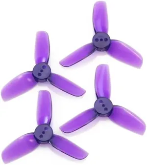 Spare Part 12 Pairs 24 Pieces Fits HQ 2025 T2X2.5X3 2 Inch 3 Impeller Propellers Brushless FPV Control Racing Car(Purple)